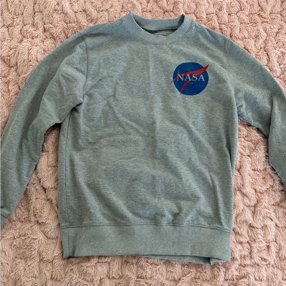 NASA Gray Crewneck Sweater Size Small